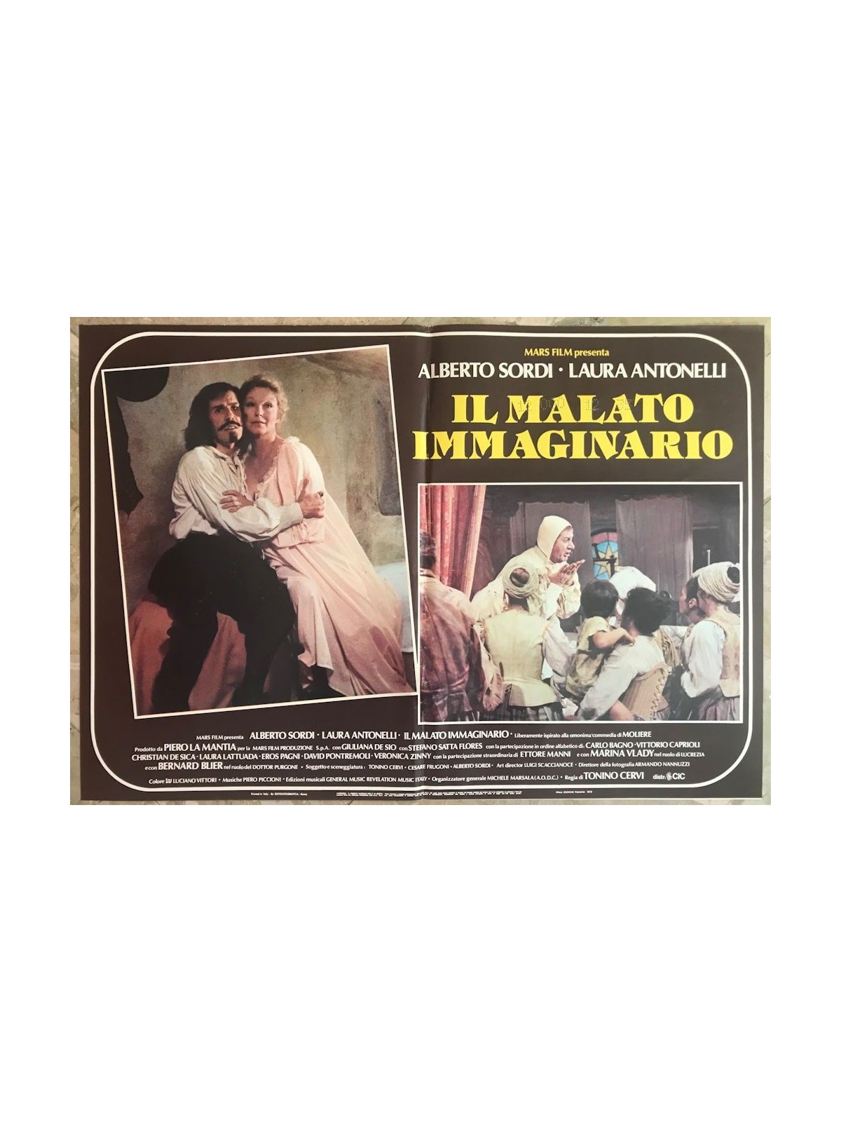 THE IMAGINARY INVALID Original cinematographic photo envelope (5)