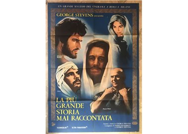 LA PIU' GRANDE STORIA MAI RACCONTATA Manifesto cinematografico originale 2F