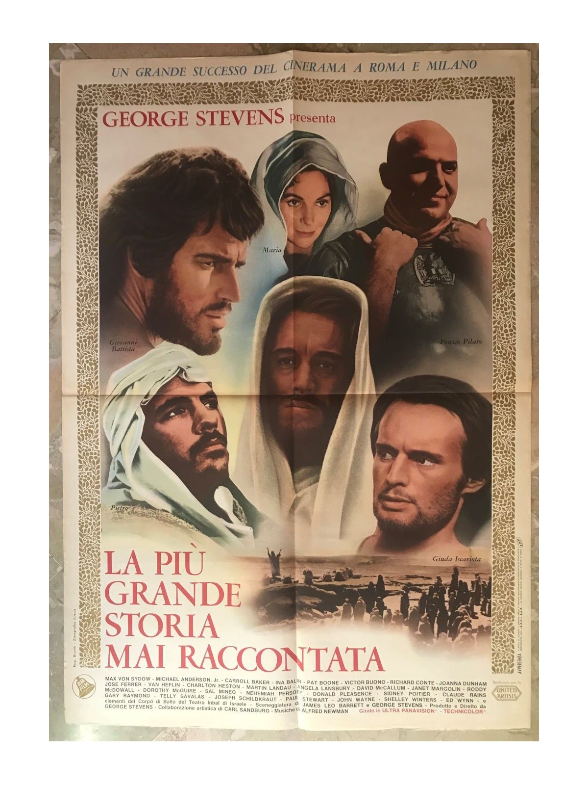 THE GREATEST STORY EVER TOLD Original Movie Poster 1F