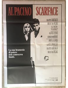 SCARFACE Original Cinema Poster 2F