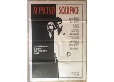 SCARFACE Original Cinema Poster 2F