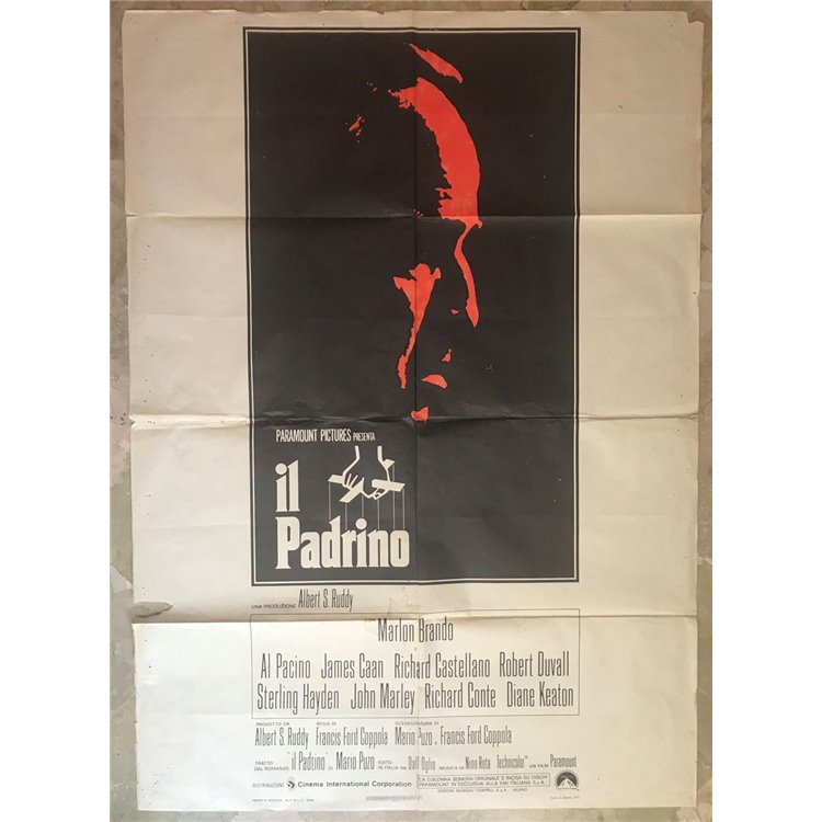 IL PADRINO Manifesto cinematografico originale 2F