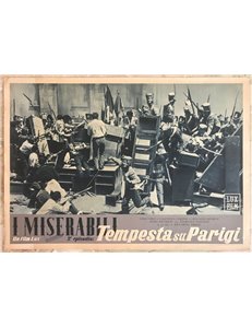 I MISERABILI (TEMPESTA SU PARIGI) Fotobusta cinematografica originale