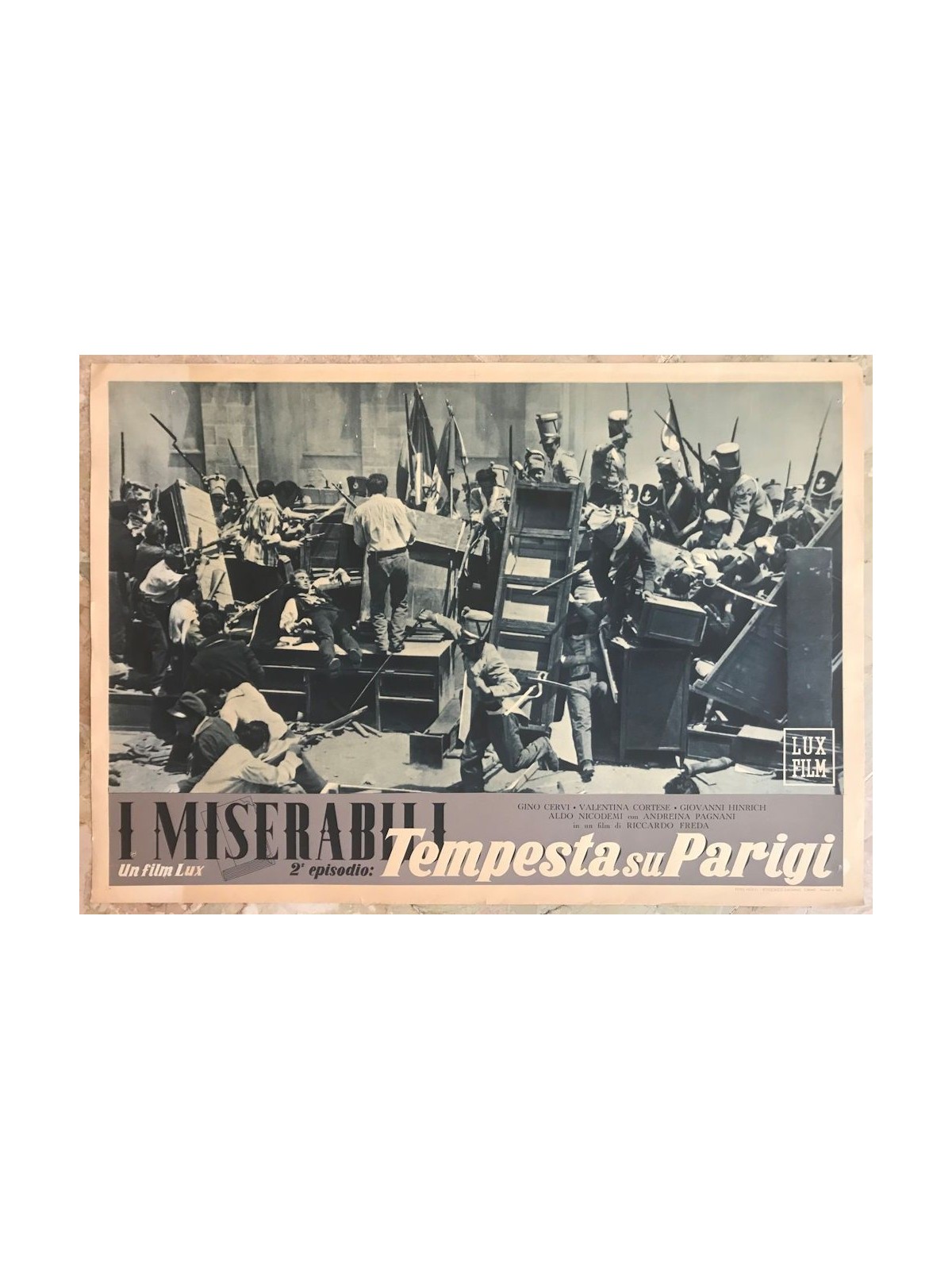 Les Misérables (Storm Over Paris) Original Cinematographic Photocard