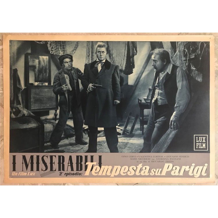 LES MISERABLES (STORM OVER PARIS) Original cinematographic photo envelope (2)