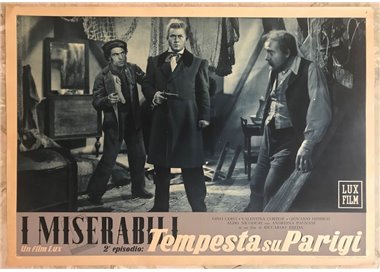 LES MISERABLES (STORM OVER PARIS) Original cinematographic photo envelope (2)