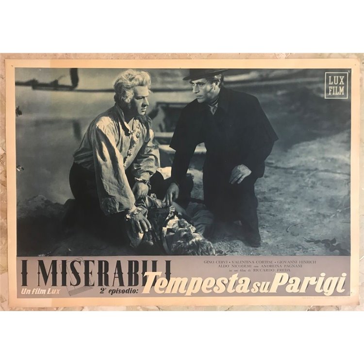 LES MISERABLES (STORM OVER PARIS) Original cinematographic photo envelope (3)