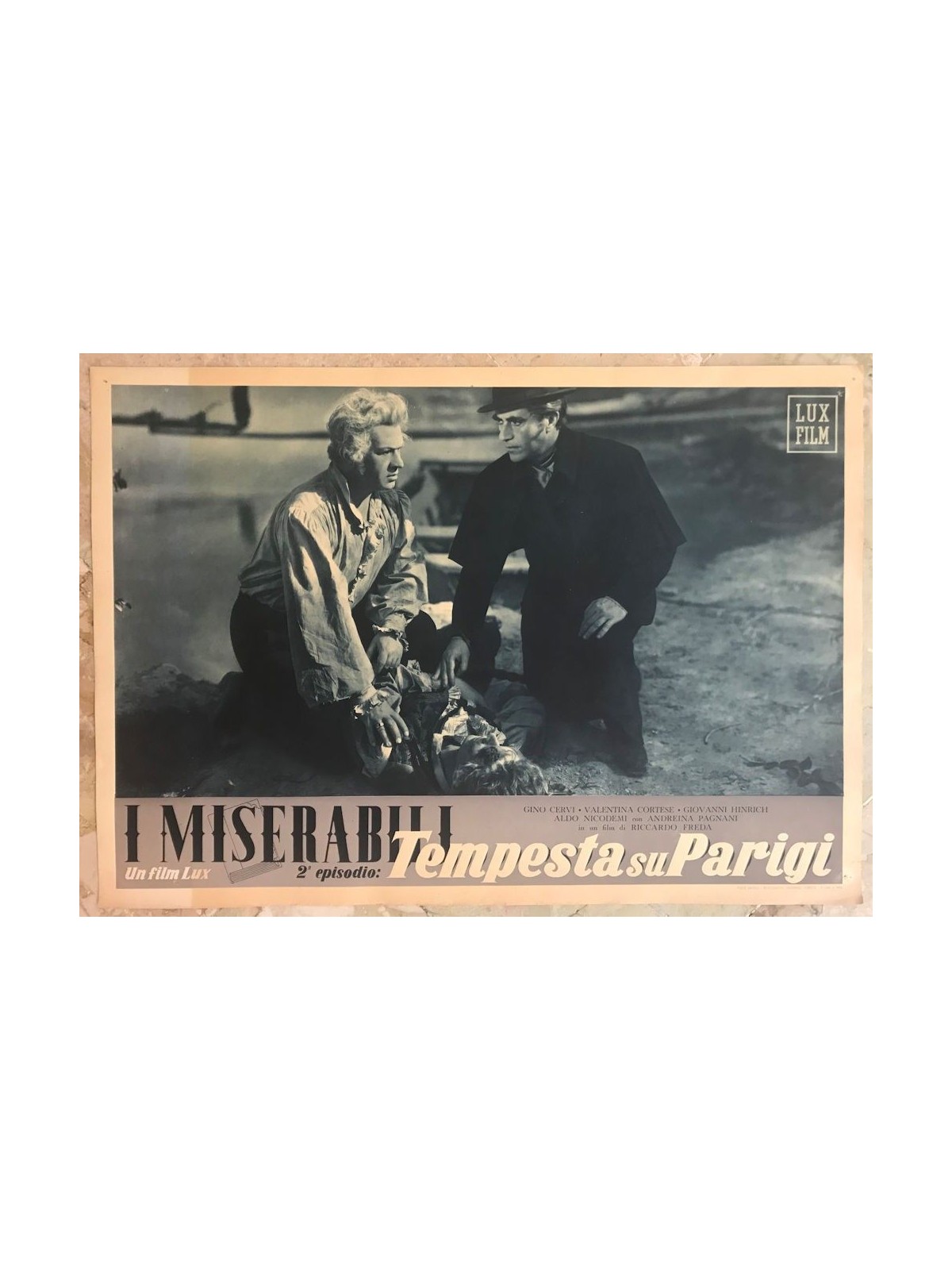 LES MISERABLES (STORM OVER PARIS) Original cinematographic photo envelope (3)