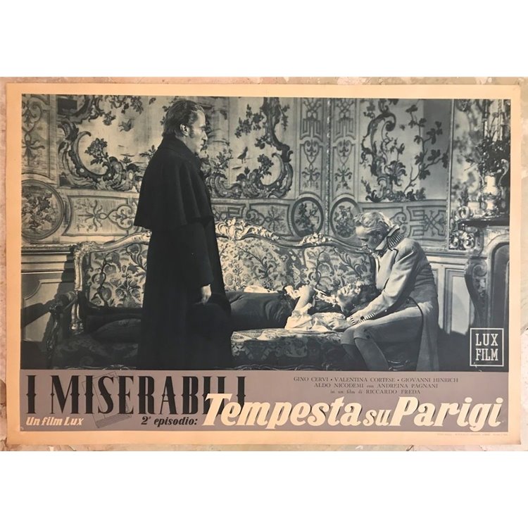 I MISERABILI (TEMPESTA SU PARIGI) Fotobusta cinematografica originale (4)