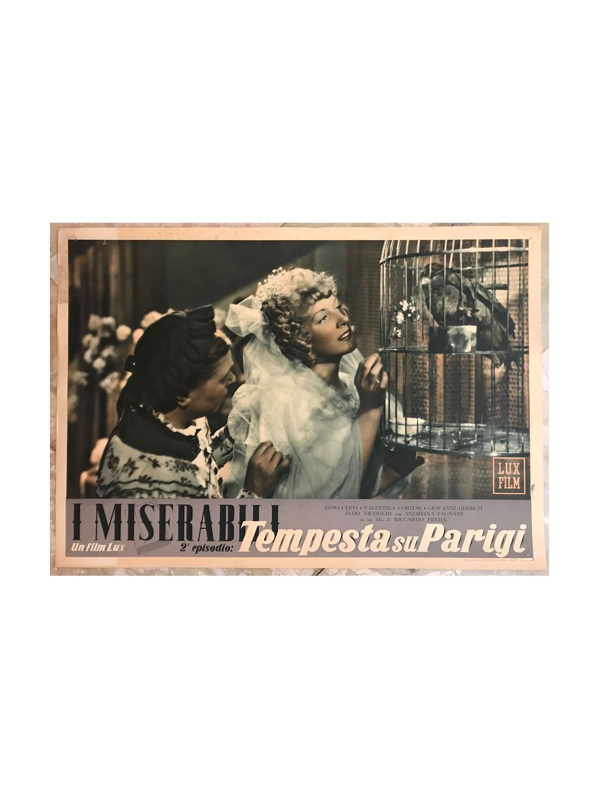 LES MISERABLES (STORM OVER PARIS) Original cinematographic photo envelope (6)