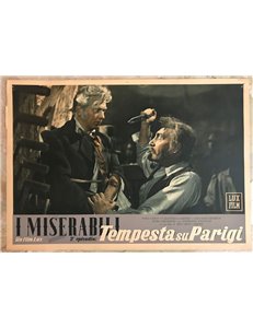 I MISERABILI (TEMPESTA SU PARIGI) Fotobusta cinematografica originale (7)