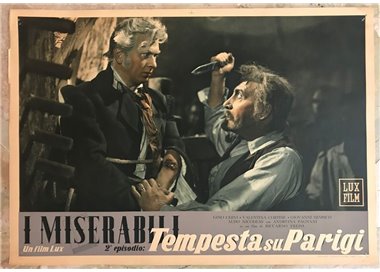 LES MISERABLES (STORM OVER PARIS) Original cinematographic photo envelope (7)