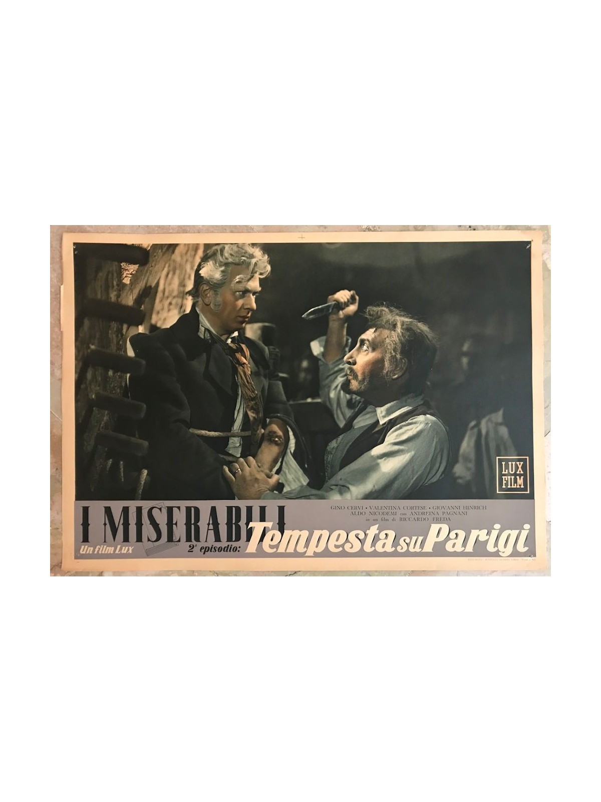 I MISERABILI (TEMPESTA SU PARIGI) Fotobusta cinematografica originale (7)