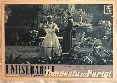 I MISERABILI (TEMPESTA SU PARIGI) Fotobusta cinematografica originale (8)