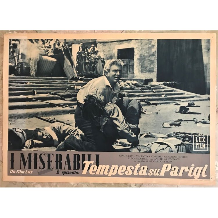 LES MISERABLES (STORM OVER PARIS) Original cinematographic photo envelope (9)