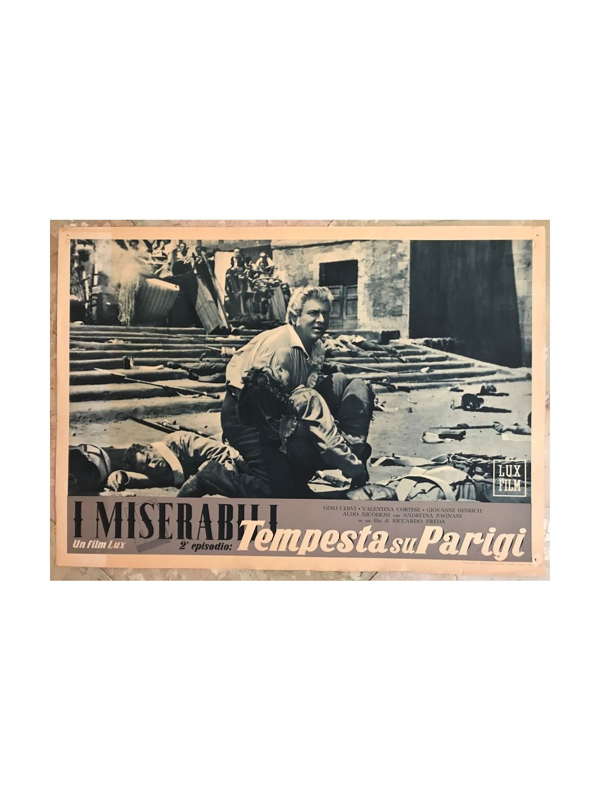I MISERABILI (TEMPESTA SU PARIGI) Fotobusta cinematografica originale (9)