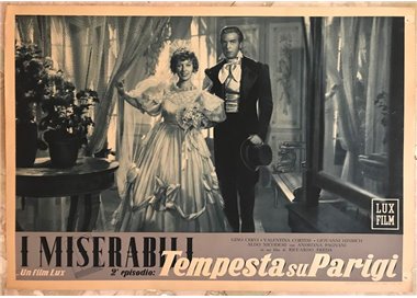 I MISERABILI (TEMPESTA SU PARIGI) Fotobusta cinematografica originale (10)