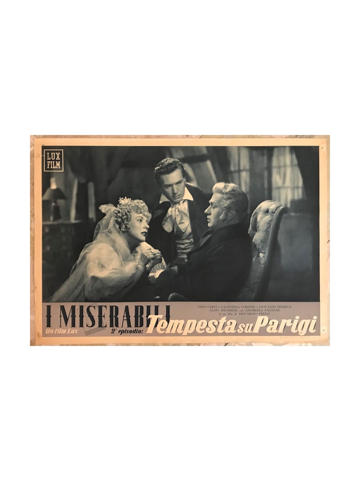 LES MISERABLES (STORM OVER PARIS) Original cinematographic photo envelope (13)