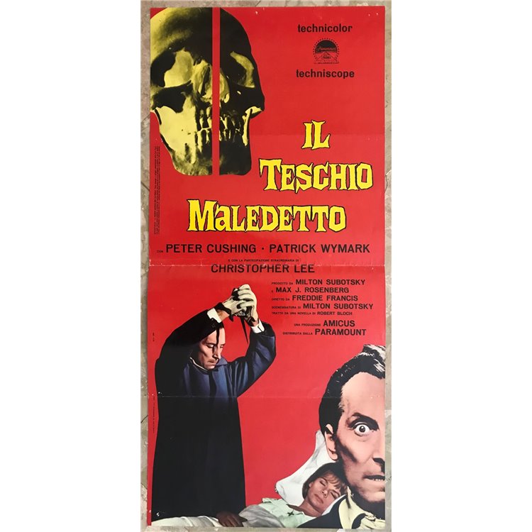 IL TESCHIO MALEDETTO Locandina cinematografica originale
