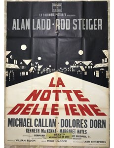 LA NOTTE DELLE IENE Manifesto cinematografico originale 4F