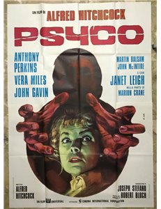 PSYCO Manifesto cinematografico originale 4F