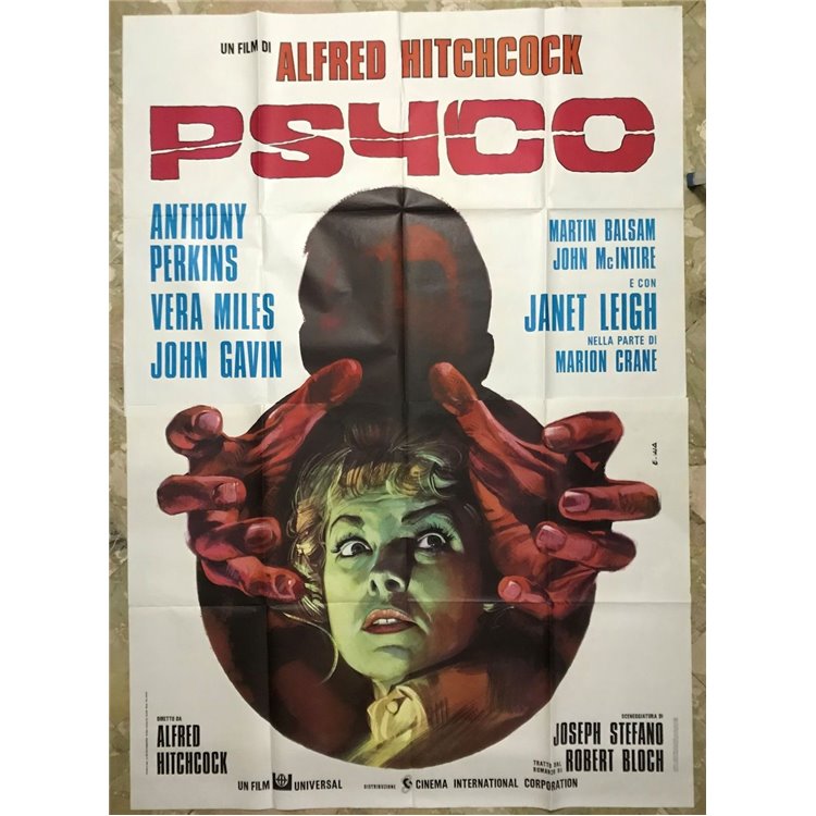 PSYCO Manifesto cinematografico originale 4F