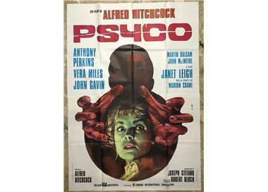 PSYCO Manifesto cinematografico originale 4F