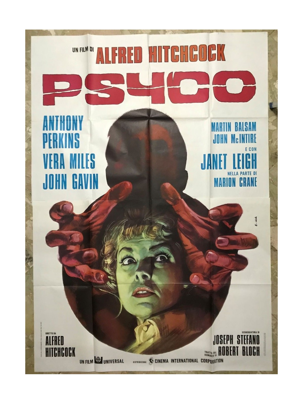 PSYCO Original Movie Poster 4F