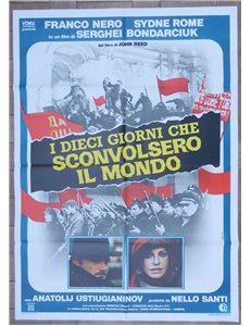 I DIECI GIORNI CHE SCONVOLSERO IL MONDO Manifesto cinematografico originale 2F