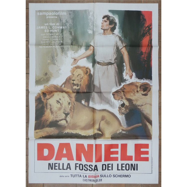 DANIEL IN THE LIONS' PEN Original Movie Poster 2F