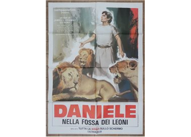 DANIEL IN THE LIONS' PEN Original Movie Poster 2F