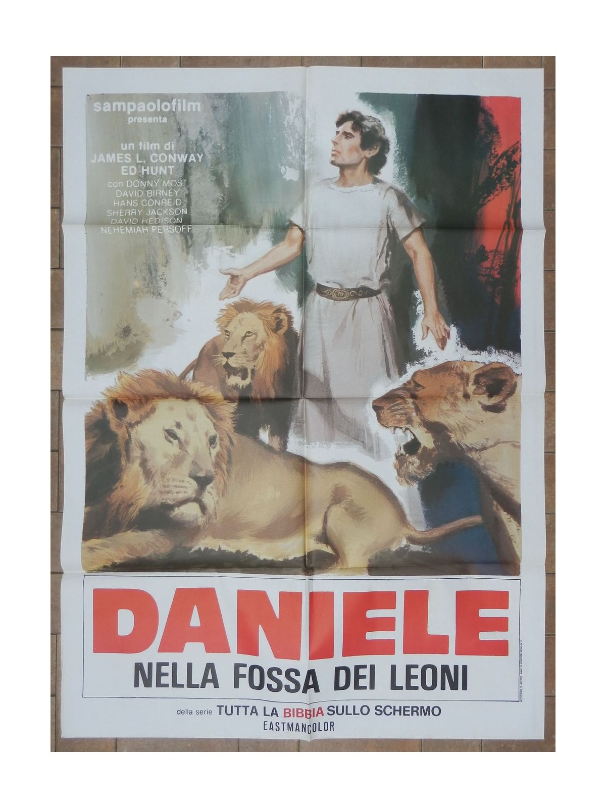DANIEL IN THE LIONS' PEN Original Movie Poster 2F