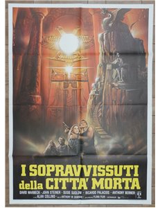 I SOPRAVVISSUTI DELLA CITTA' MORTA Manifesto cinematografico originale 2F
