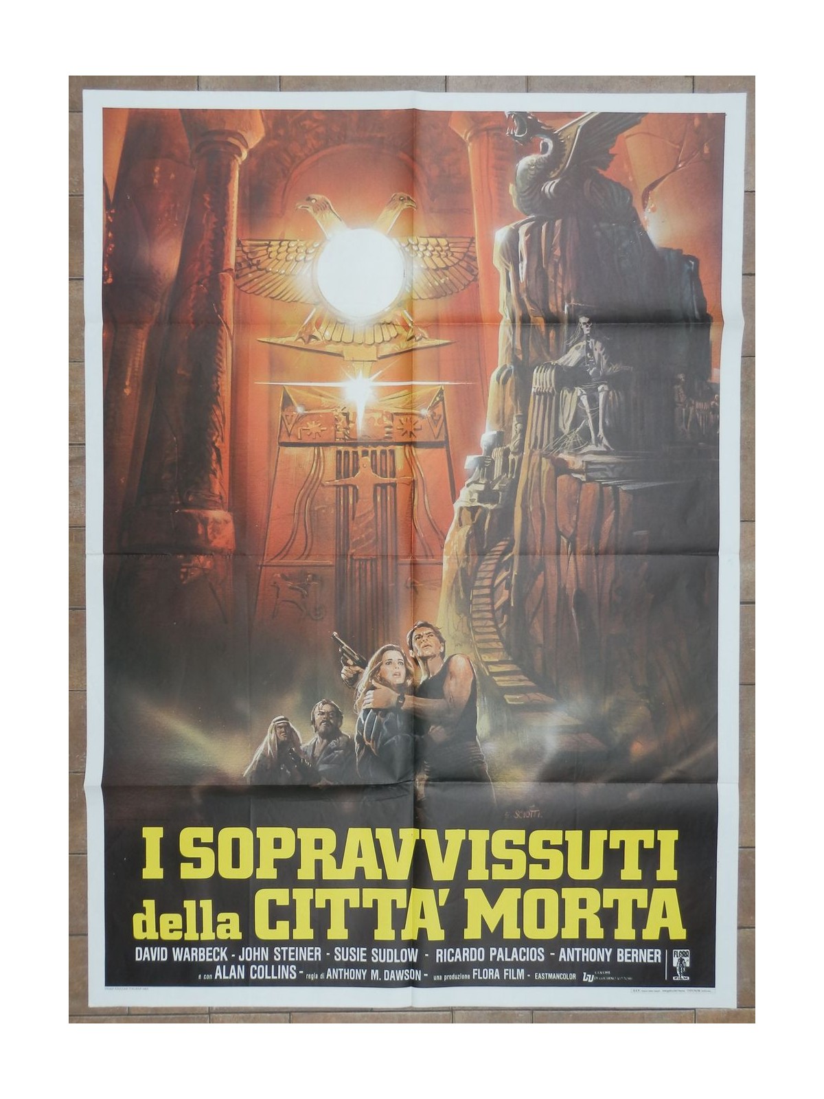 SURVIVORS OF THE DEAD CITY Original Movie Poster 2F