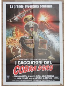 THE GOLDEN COBRA HUNTERS Original Movie Poster 2F