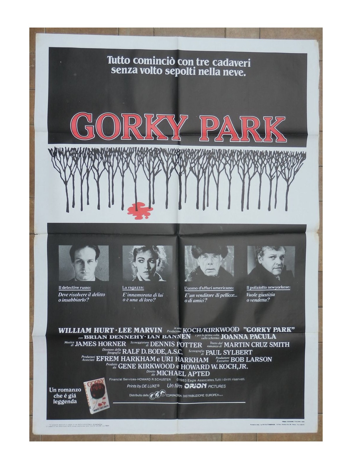 GORKY PARK Manifesto cinematografico originale 2F