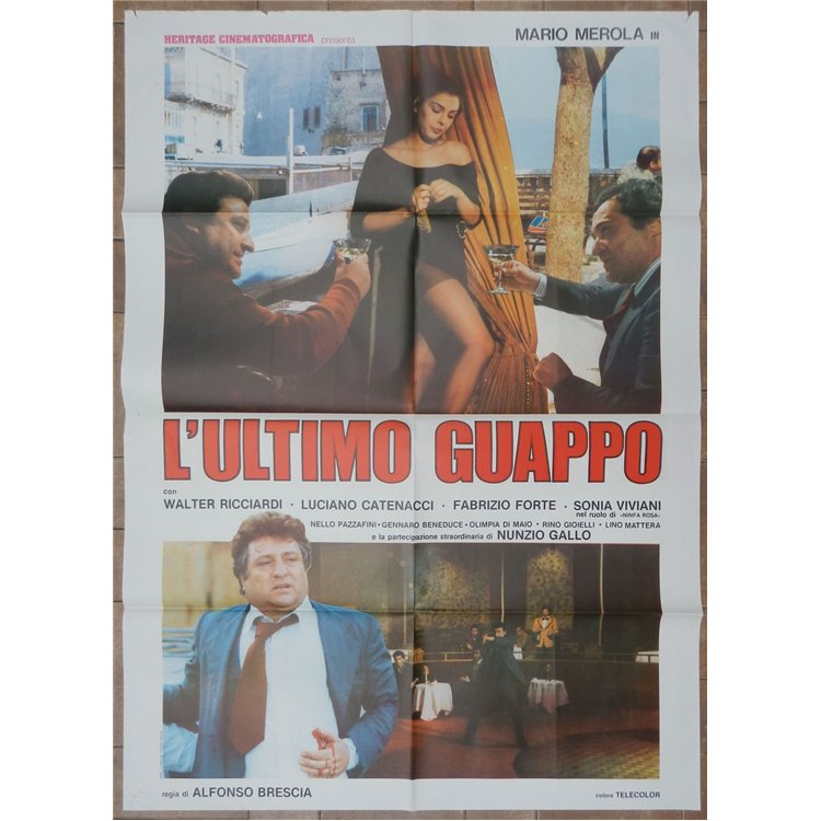 L'ULTIMO GUAPPO Manifesto cinematografico originale 2F