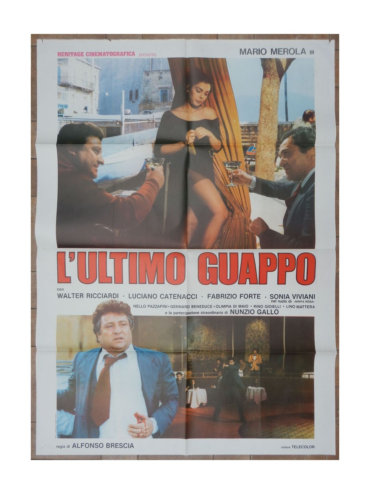 L'ULTIMO GUAPPO Manifesto cinematografico originale 2F
