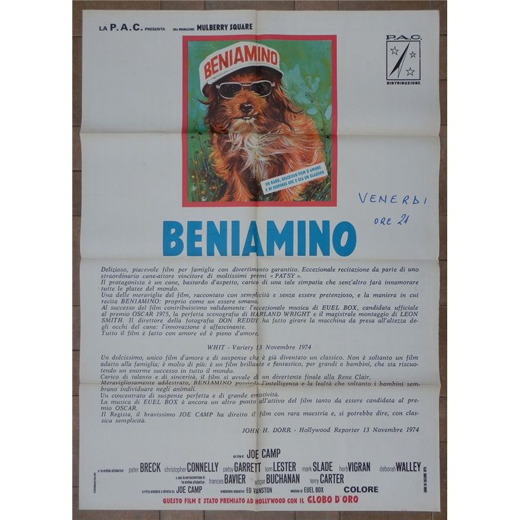 BENIAMINO Original Movie Poster 2F