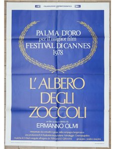 L'ALBERO DEGLI ZOCCOLI Manifesto cinematografico originale 2F a