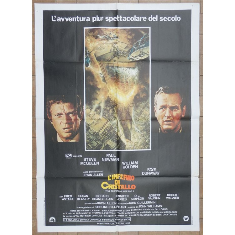 L'INFERNO DI CRISTALLO Manifesto cinematografico originale 2F