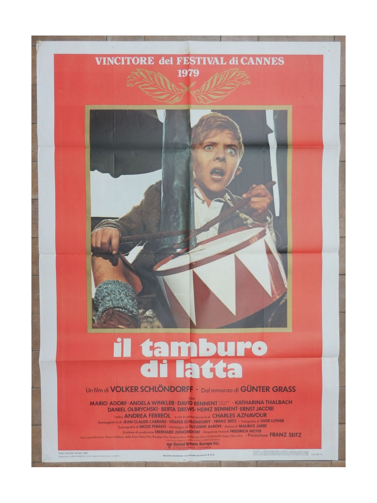 IL TAMBURO DI LATTA Manifesto cinematografico originale 2F a