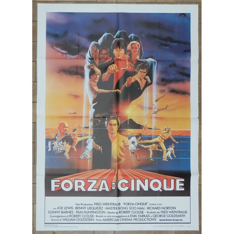 FORCE FIVE Original Movie Poster 2F