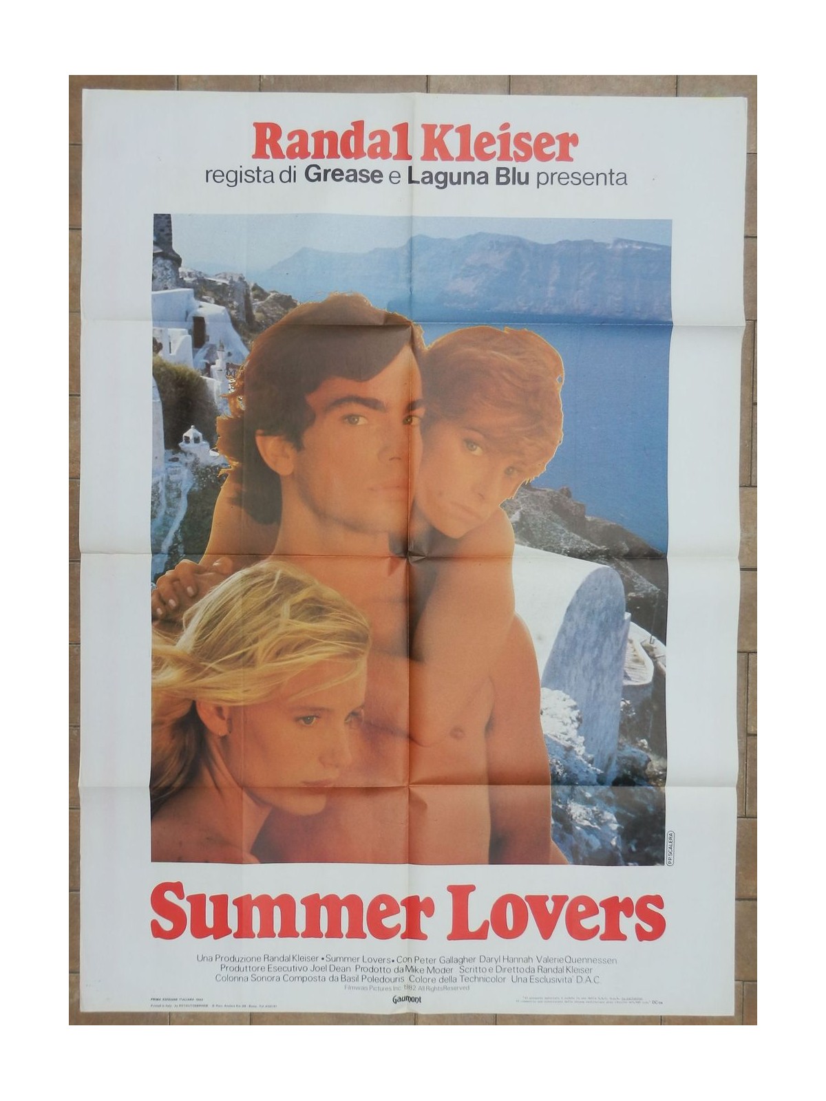 SUMMER LOVERS Manifesto cinematografico originale 2F