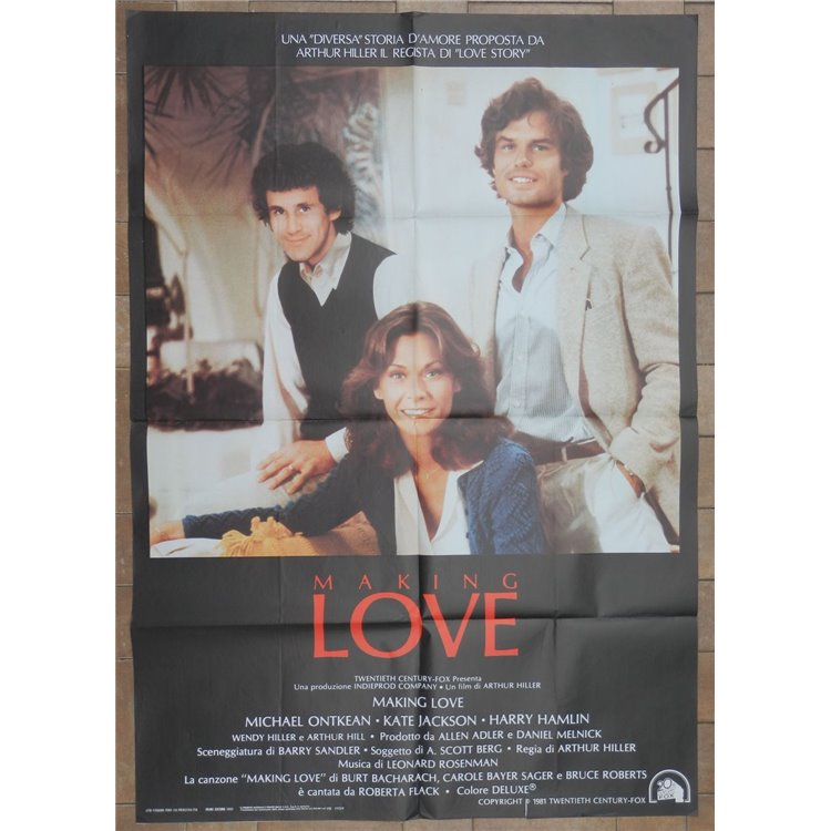 MAKING LOVE Manifesto cinematografico originale 2F