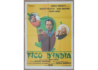 FICO D'INDIA Manifesto cinematografico originale 2F