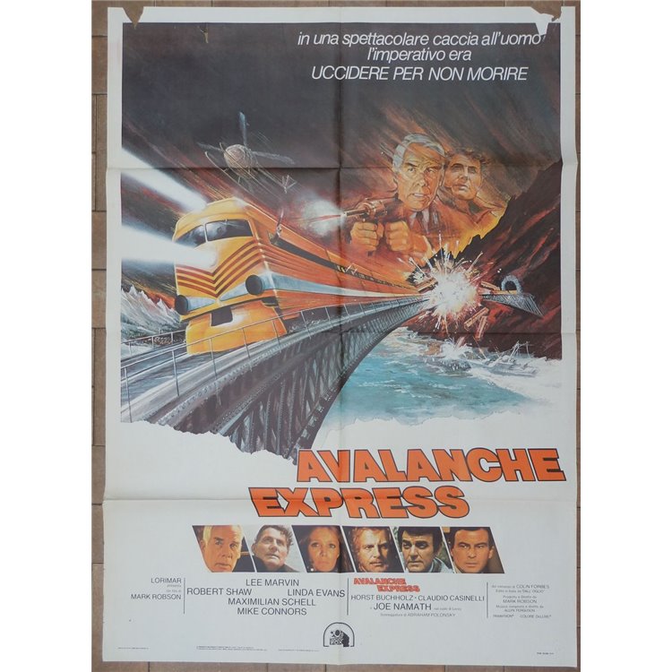 AVALANCHE EXPRESS Original Movie Poster 2F