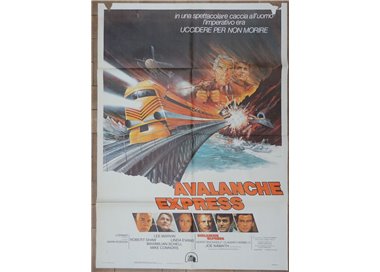 AVALANCHE EXPRESS Manifesto cinematografico originale 2F