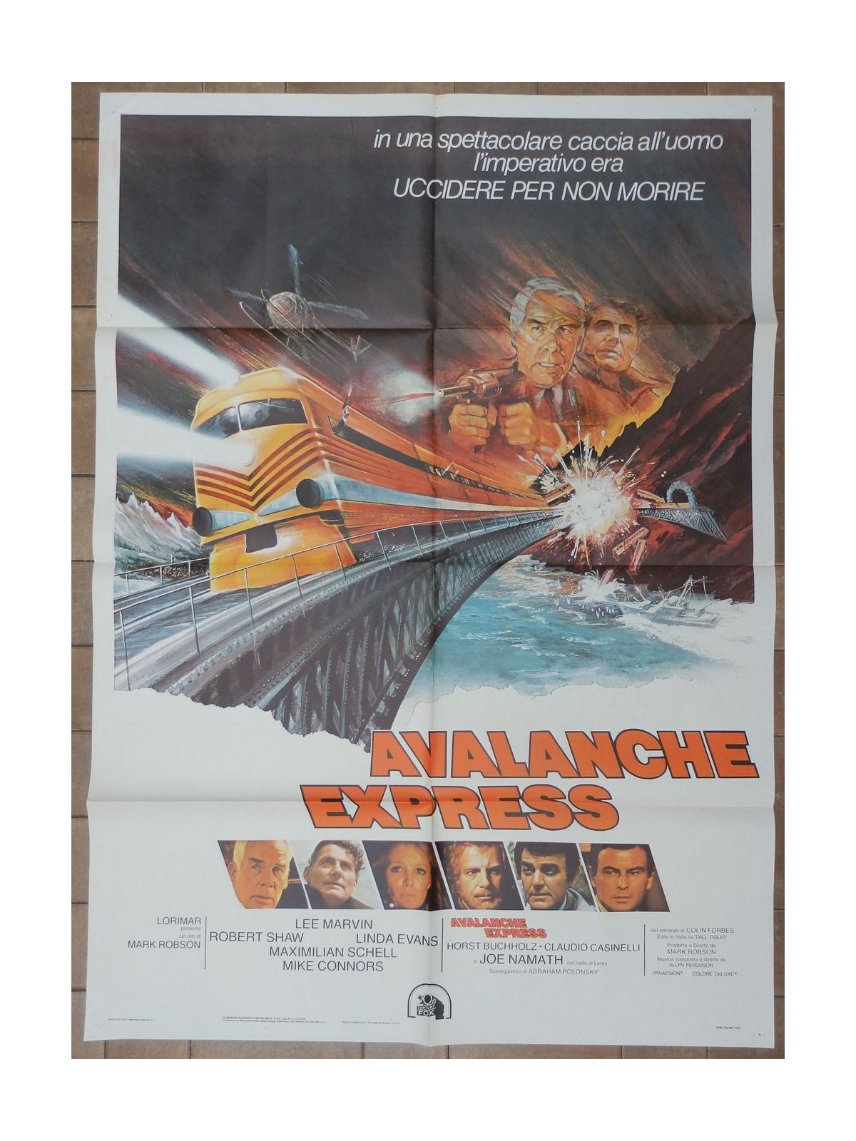 AVALANCHE EXPRESS Original Movie Poster 2F a
