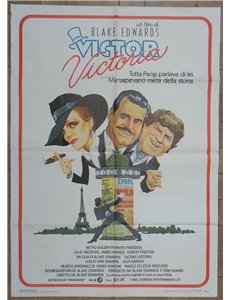 VICTOR VICTORIA Manifesto cinematografico originale 2F